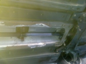 Kvalita fotky mizerná, nicméně DPF vyměnět za trubku