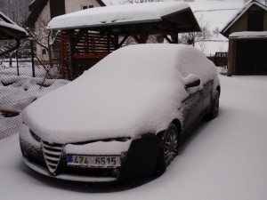 A tak to dnes ráno vypadalo u nás...