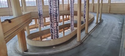 výjezdová rampa na ovál Lingotto